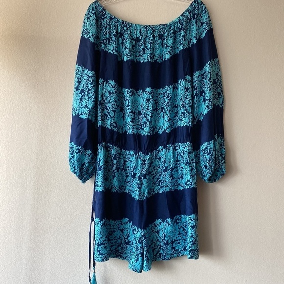 Spiaggia Dolce Romper Size L Navy/Turquoise - Picture 7 of 8